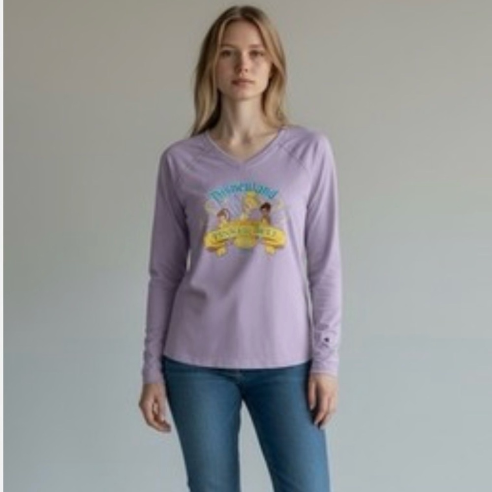 Disney Tinker Bell Long Sleeve Shirt - Lavender